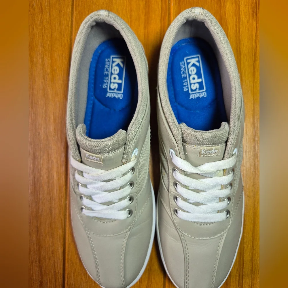 Keds Prestige‎ Ortholite Leather Sneakers - Womens Size 9